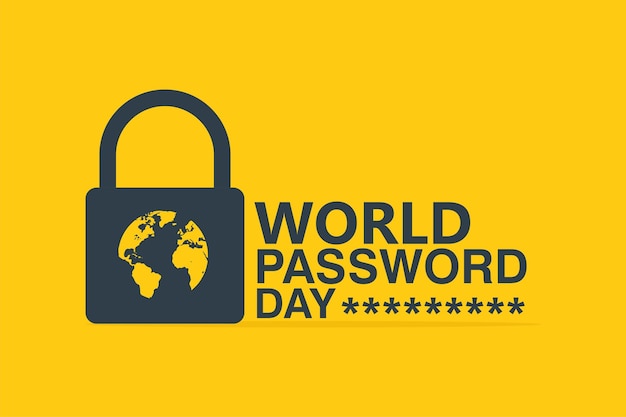 Vector graphic of world password day good for world password day celebration