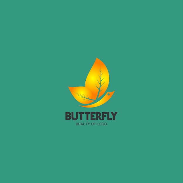 vector graphics of butterfly insect animal logo. International Animal Day