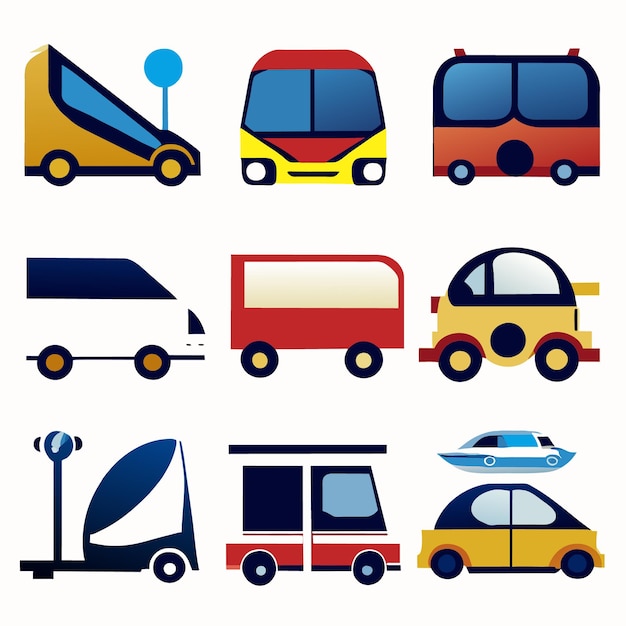 Vector Graphics for Mobility and Travel Inspiration