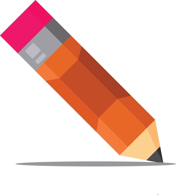 Vector Graphics Of A Pencil Isolated On Transparent Background