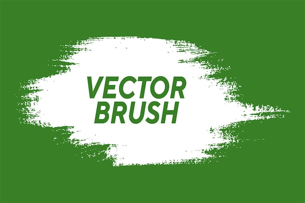 Vector grunge paint brush stroke design