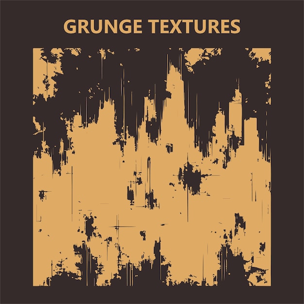 Vector vector grunge textures