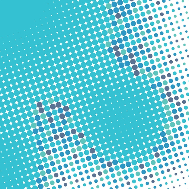 Vector halftone dot abstract background