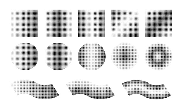 Vector vector of halftone dot element texture dots pattern decoration for background