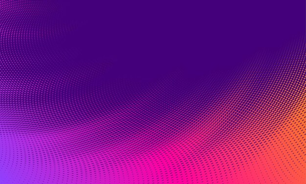 Vector vector halftone fading wave pattern smooth abstract tonal transition made by dots