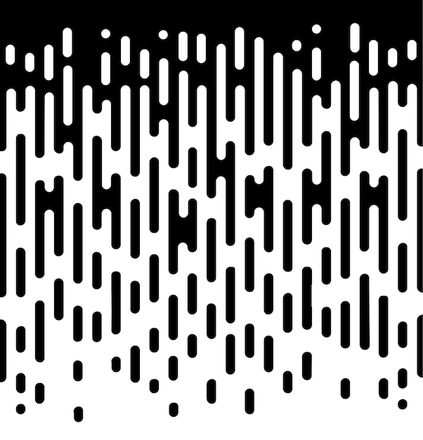 ベクトルハーフトーン遷移抽象的な壁紙パターンシームレスな黒と白の不規則な丸みを帯びた線現代のフラットなWebサイトのデザインの背景ベクトルイラストEPS10