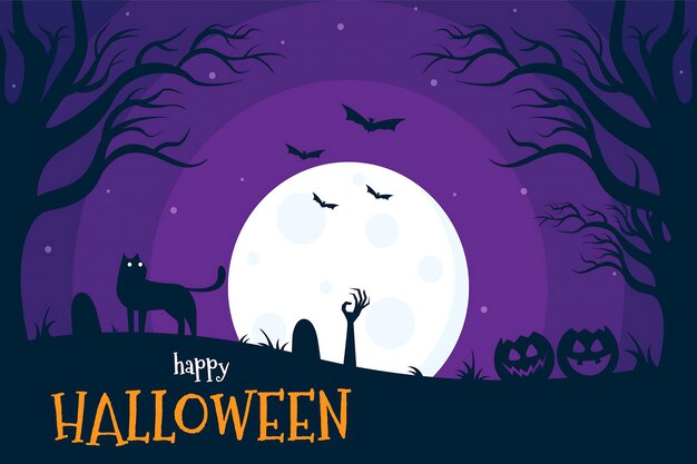 Vector vector halloween background halloween background design halloween background illustration