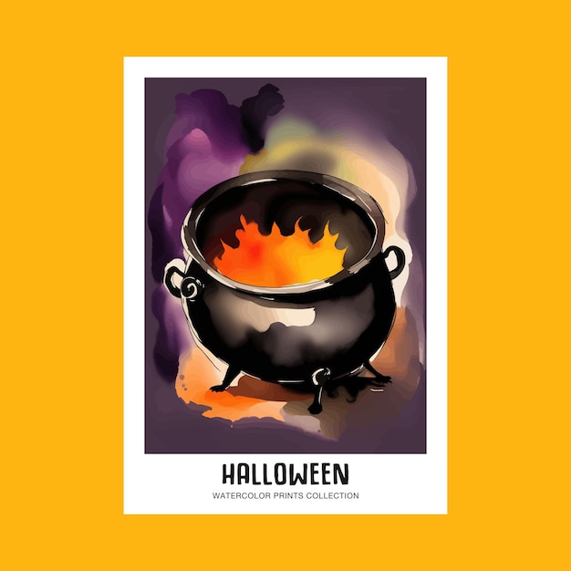 Vector Halloween Cauldron