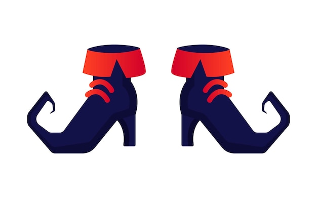 vector halloween shoes witch shoes