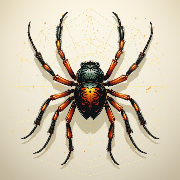 Vector halloween spider web nero horror spaventoso spiderweb spiderweb design sfondo bianco