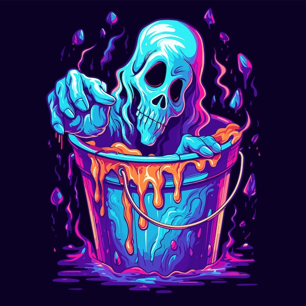 Vector Halloween T-shirt illustratie