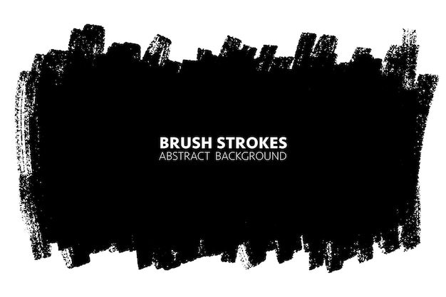 Vector hand big drawn brush stroke stain for backdrops monochrome design element one color monochrome artistic hand drawn background