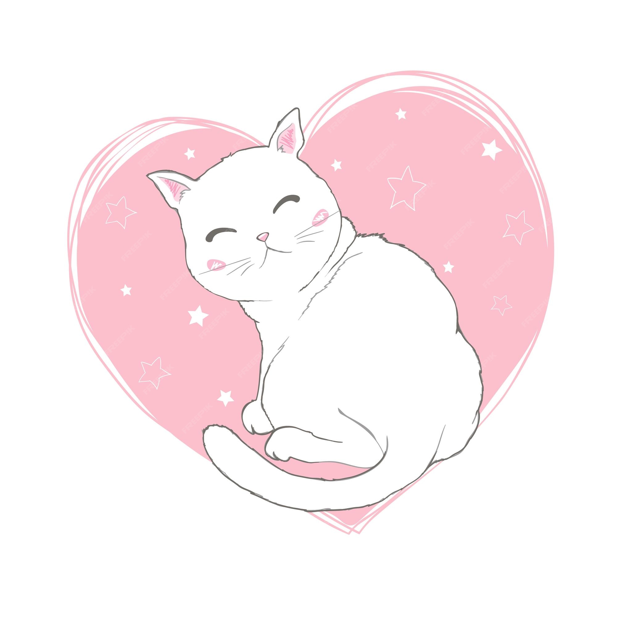 Cute Kitty Blush Shy Cat Cats Pretty Adorable - Aesthetic Cat Icon