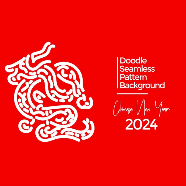 Premium Vector Vector hand drawn doodle chinese new year 2025 theme