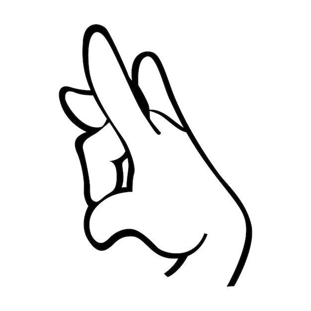 vector hand gesture32