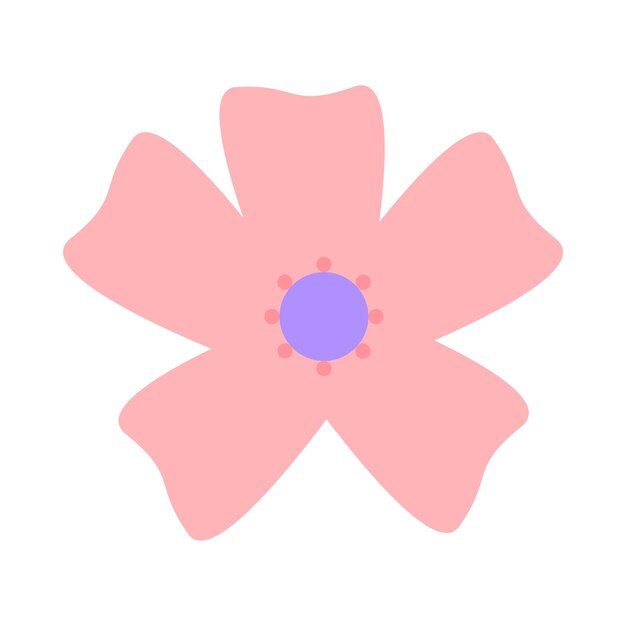 Vector vector handdrawn flower illustration