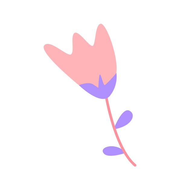 Vector handdrawn flower illustration