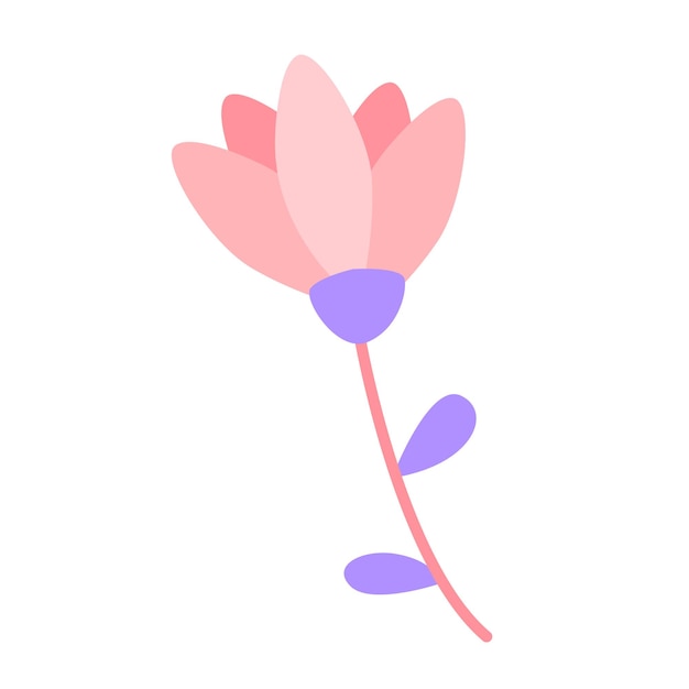 Vector handdrawn flower illustration