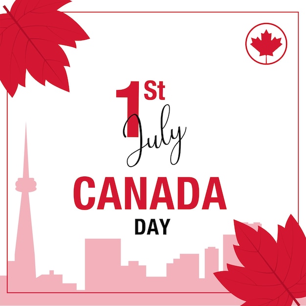 Vector vector happy canada day background