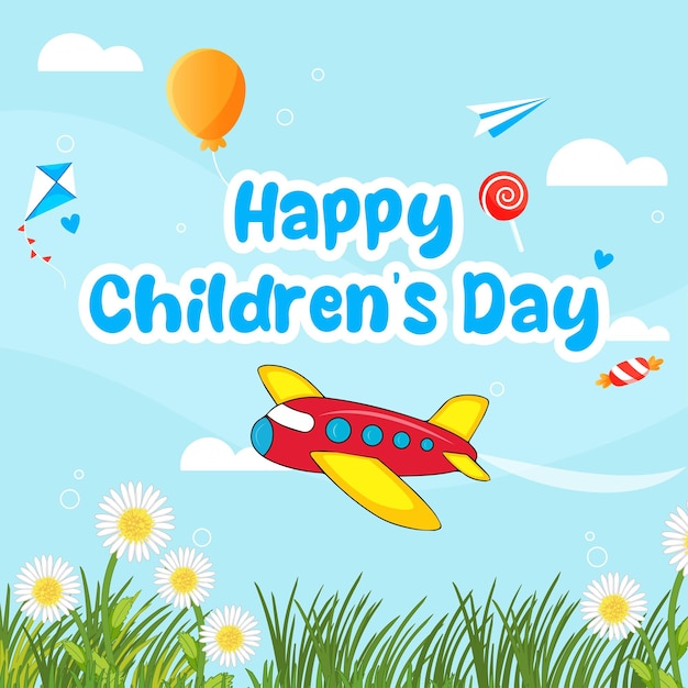 Vector Happy Children's Day illustration Concept