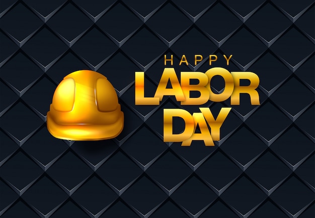 Vector Happy Labor Day card