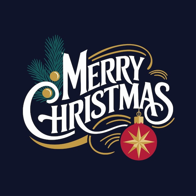 ベクター 新年明けましておめでとうございます ラテン文字で2025年を祝う クリスマス装飾品 サンタクロース