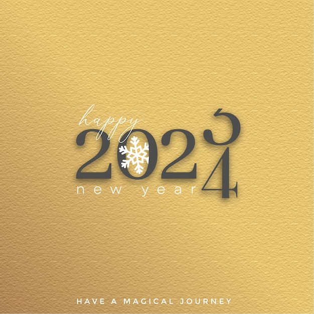 Vector happy new year modern poster template design