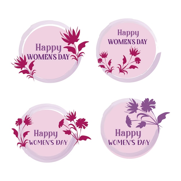 Vector happy womens day celebration design