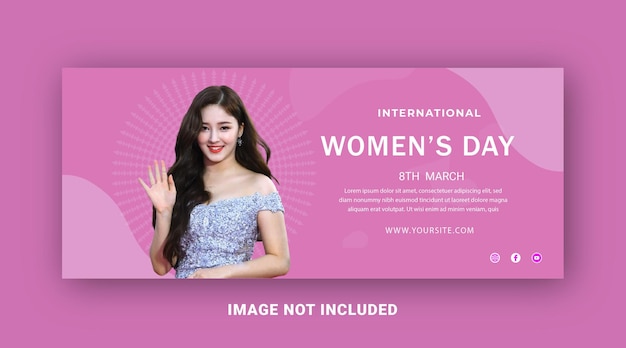 Vector vector happy womens day lovely  banner