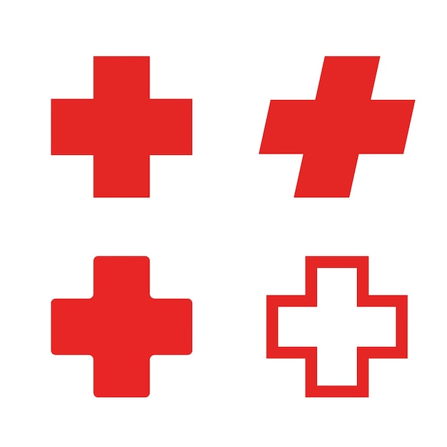 vector health symbol in various style