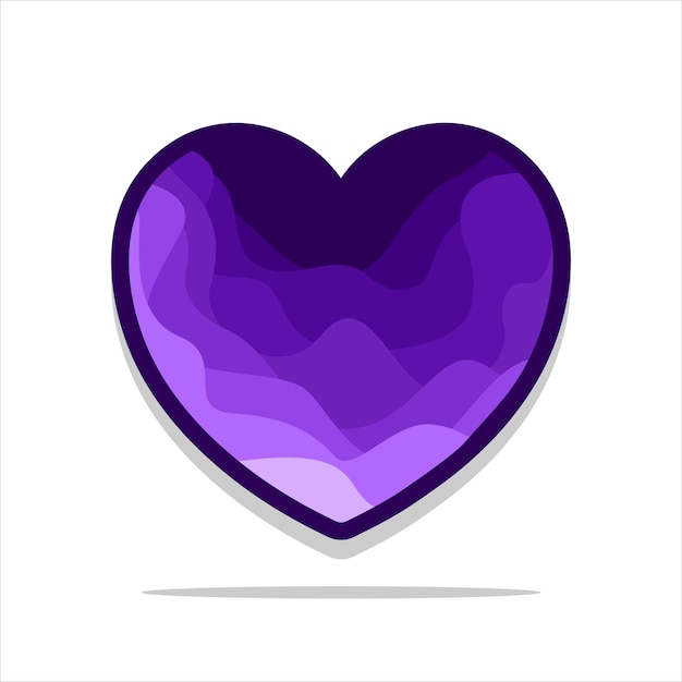 vector heart illustration design love