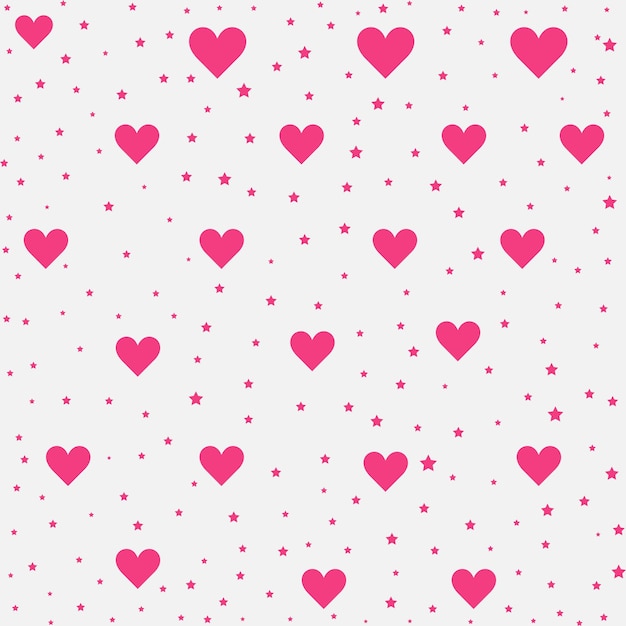 vector of heart pattern baby background gift paper