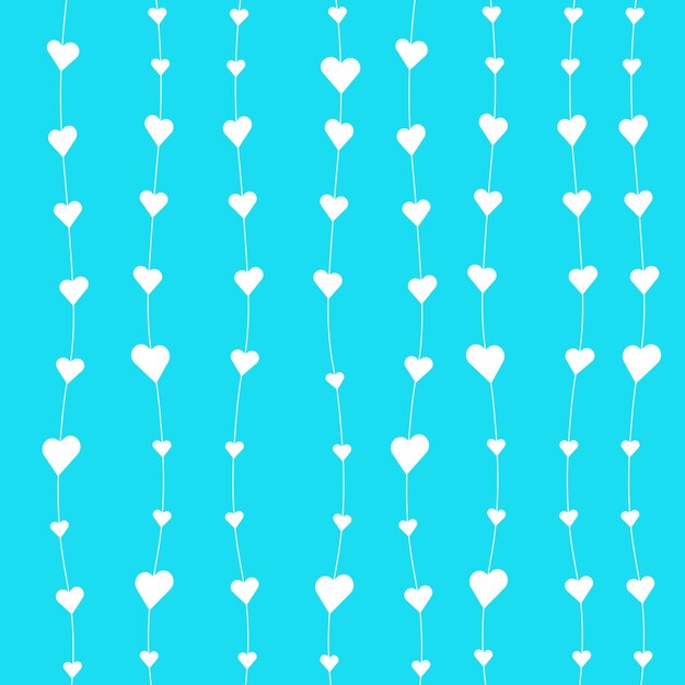 Vector heart pattern background design