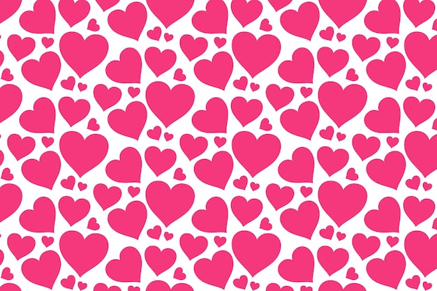 Vector hearts seamless pattern vector Valentines Day pattern Valentines Day background