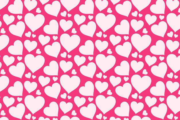 Vector hearts seamless pattern vector Valentines Day pattern Valentines Day background