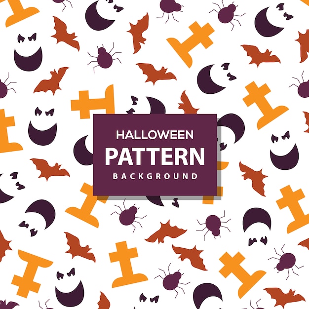 Vector Helloween-patroonachtergrond