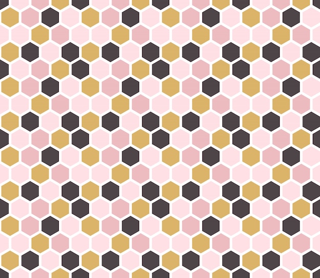 Vector Hexagonal wallpaper. 