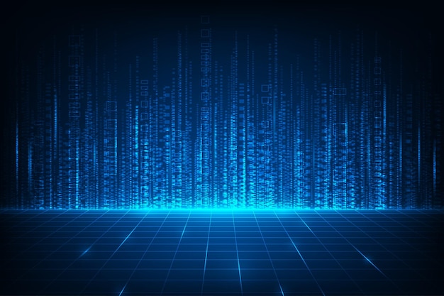 Vector hi speed internet Digital data network connections concept Technology futuristic background