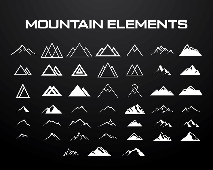 Vector vector hipster logos ornaments