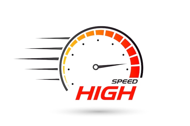 Vector hoge snelheid icoon ontwerp