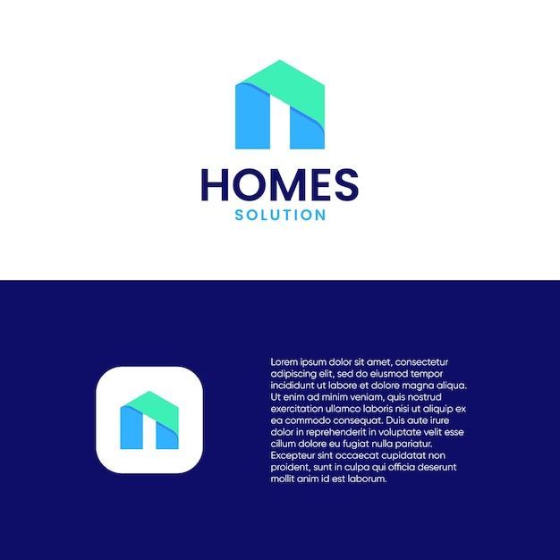 vector home logo kleurrijke logo ontwerp sjabloon