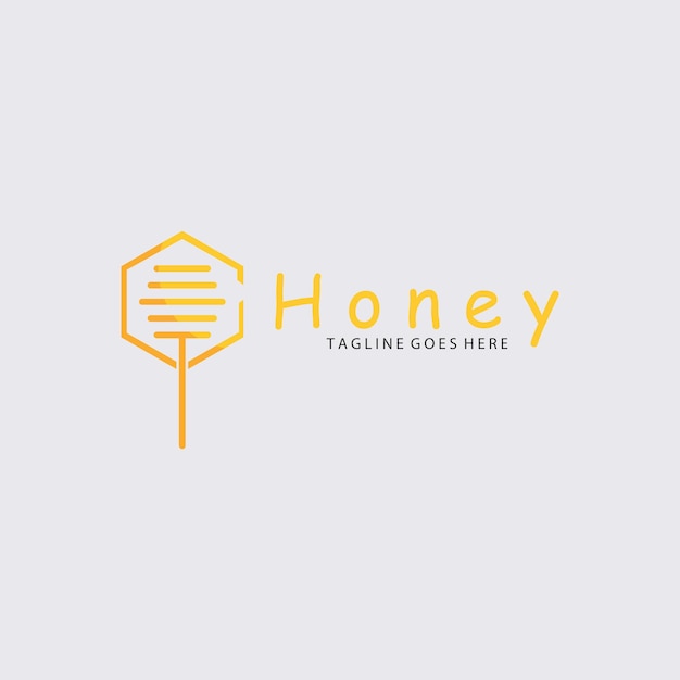 Vector honing logo sjabloon verse honing gezondheid logo concept
