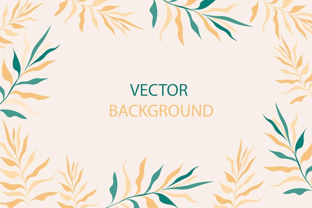 Vector horizontale abstracte achtergrond met kopie ruimte voor tekst - herfst verkoop - heldere levendige banner