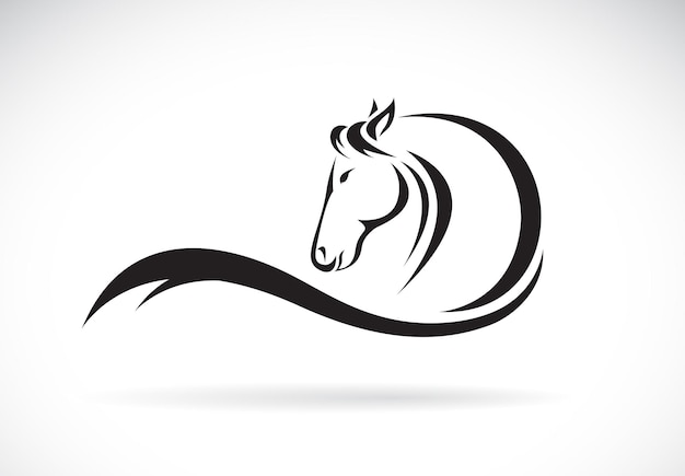 Vector of horse design on white background Easy editable layered vector illustration Farm Animals