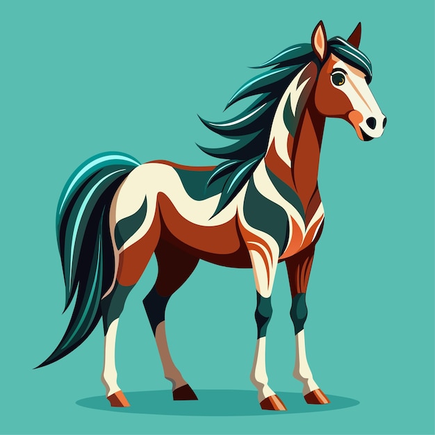 vector horse illustration