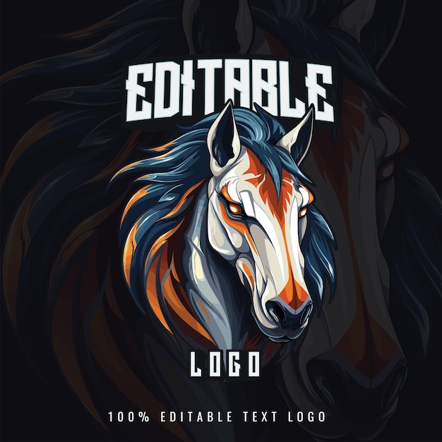 Vector Horse Sport Logo Illustration