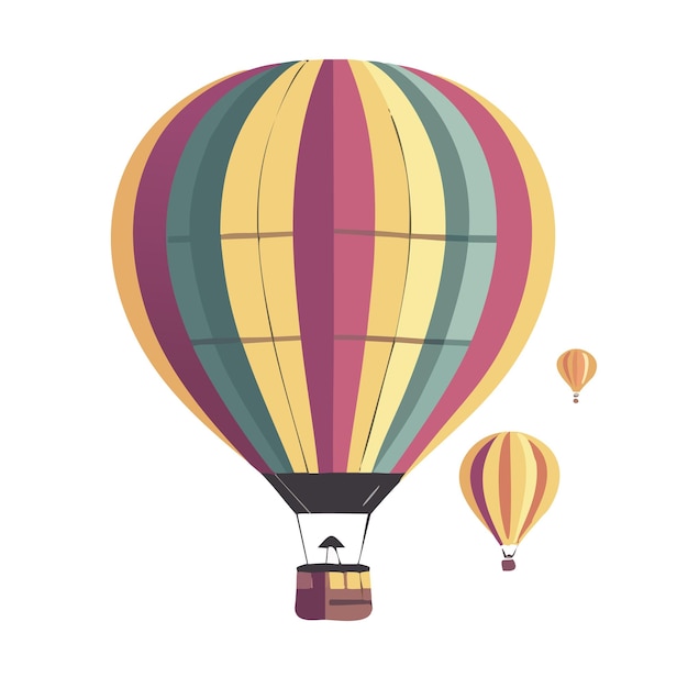 Vector Hot air balloon