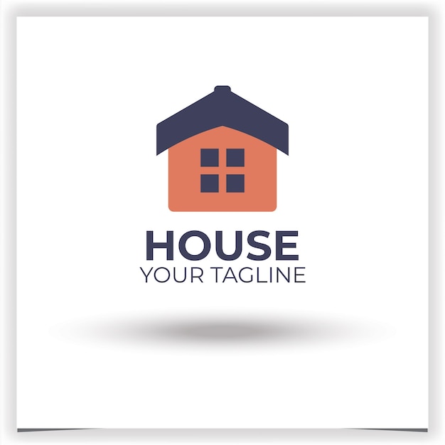Vector house logo design template