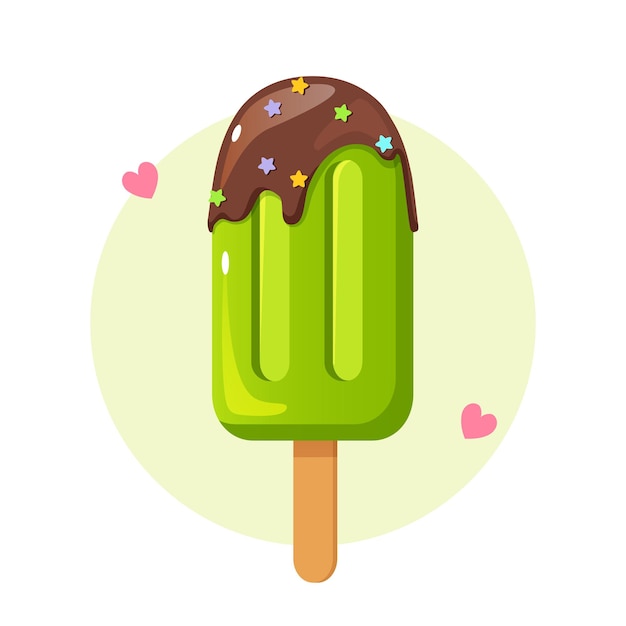 Vector ice cream illustration