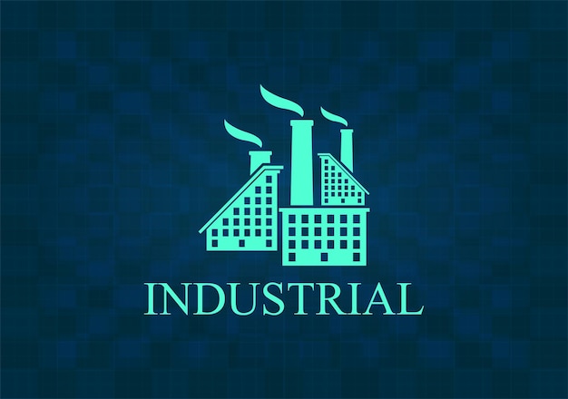 Vector icon on blue background